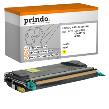 Prindo Toner-Kartusche gelb (PRTLC746A1YG) ersetzt C746A1YG