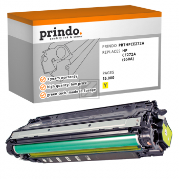 Prindo Toner-Kartusche gelb (PRTHPCE272A) ersetzt 650A