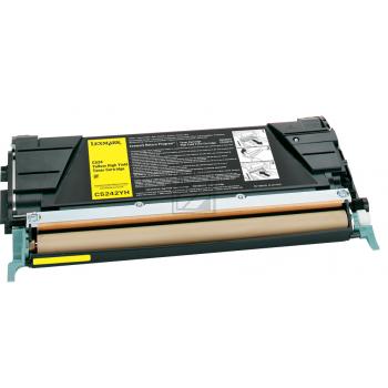 Lexmark Toner-Kartusche gelb HC (C5242YH)