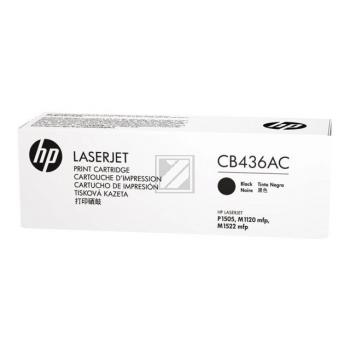 HP Toner-Kartusche Contract (nur für Vertragskunden) schwarz (CB436AC, 36AC)