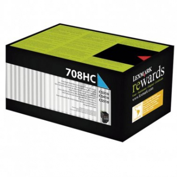 Lexmark Toner-Kit Return cyan HC (70C8HC0, 708HC)