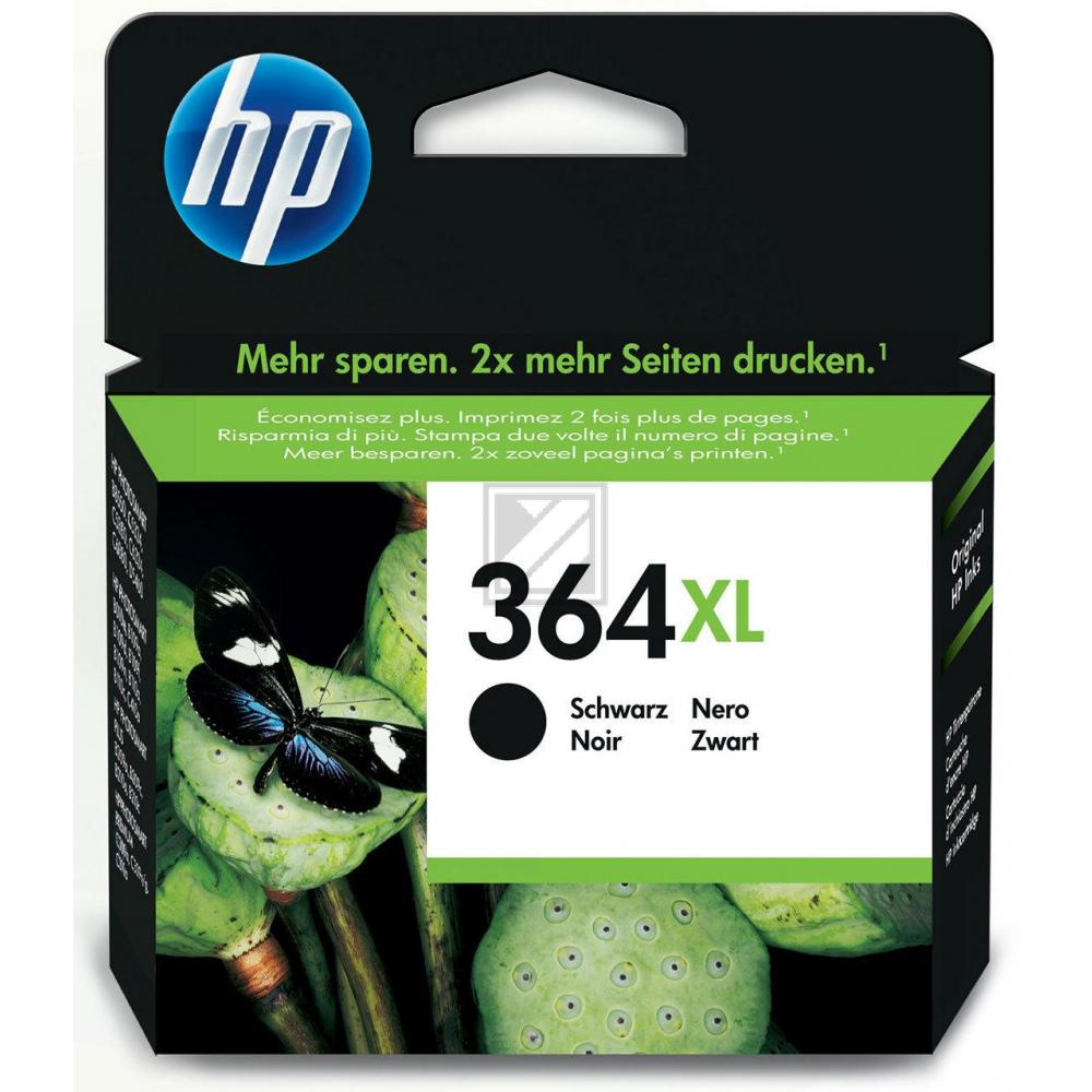 HP Tintenpatrone schwarz HC plus (CB321HJ, 364XL)