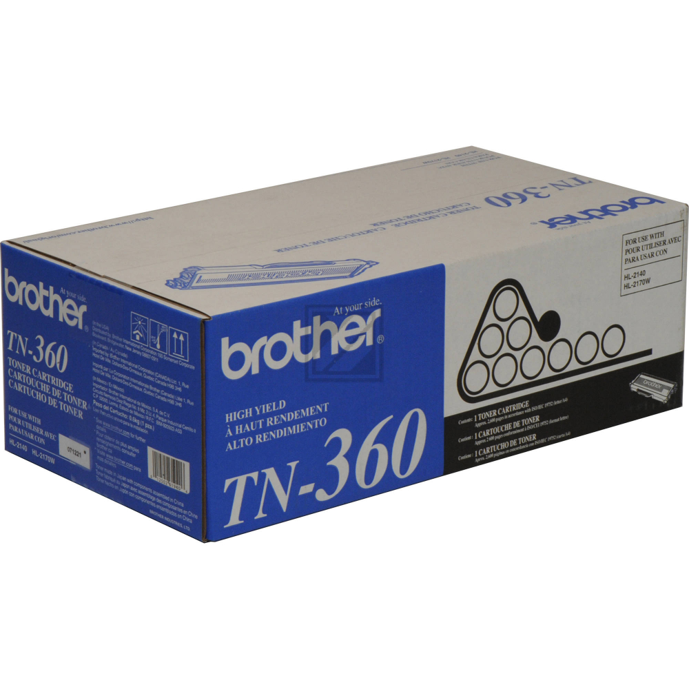 Brother Toner-Kit schwarz HC (TN-360)