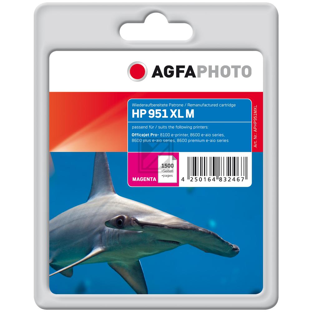 Agfaphoto Tintenpatrone magenta HC (APHP951MXL) ersetzt 951XL