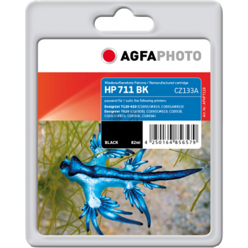 Agfaphoto Tintenpatrone schwarz (APHP711B) ersetzt 711