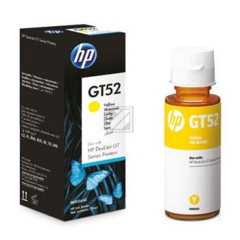 HP Tintennachfüllfläschchen gelb (M0H56AA, GT52)