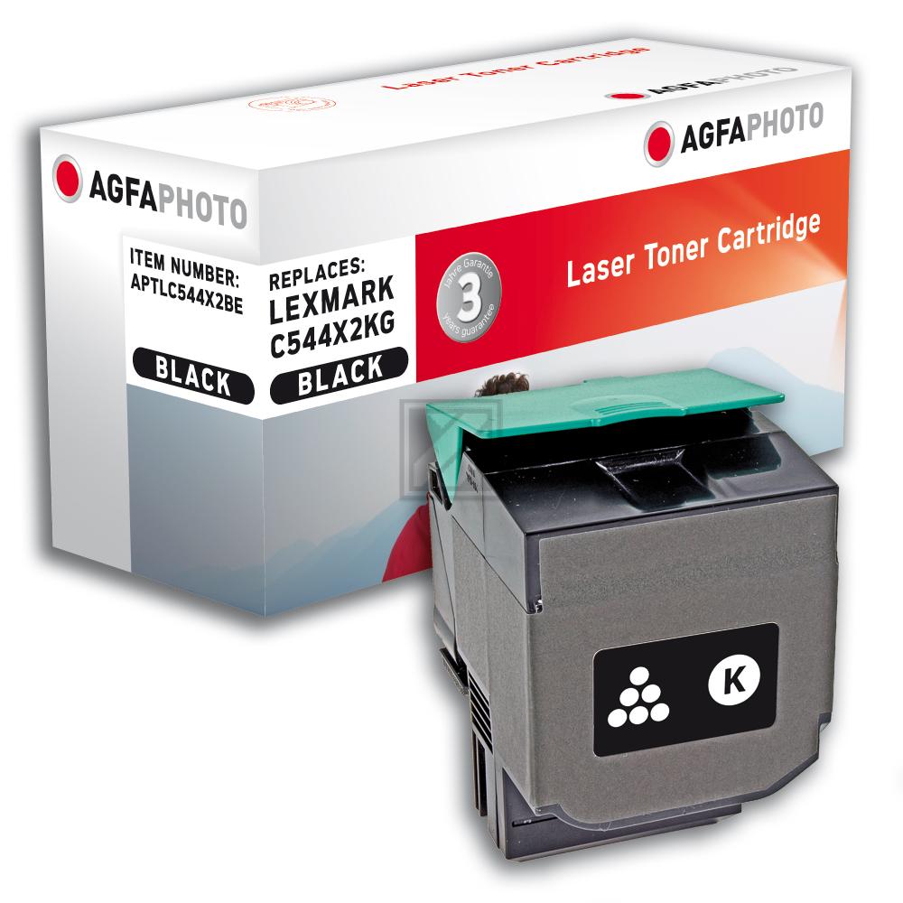 Agfaphoto Toner-Kartusche schwarz HC plus (APTLC544X2BE) ersetzt C544X2KG
