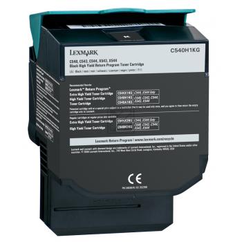 Lexmark Toner-Kartusche Prebate schwarz HC (C540H1KG)