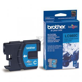 Brother Tintenpatrone cyan (LC-980CBPRF)