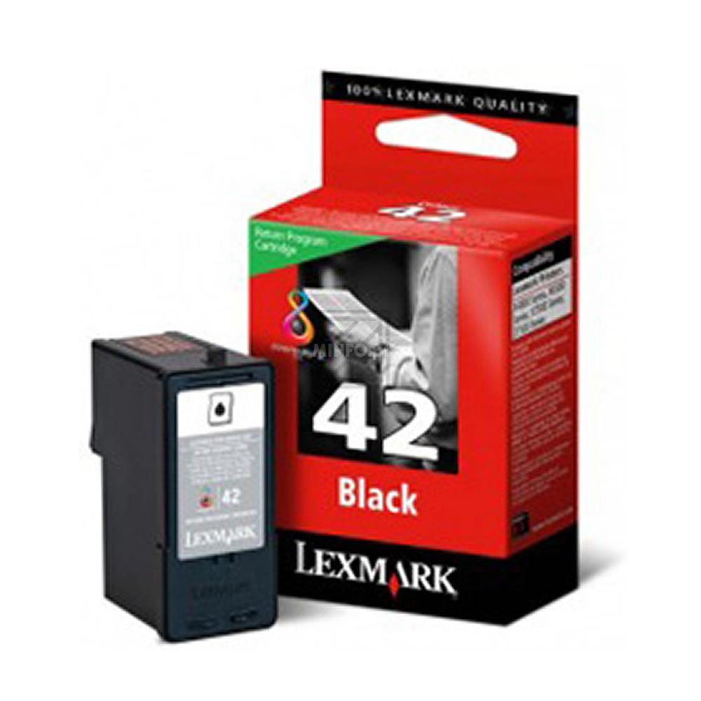 Lexmark Tintenpatrone Prebate schwarz (18Y0142E, 42)