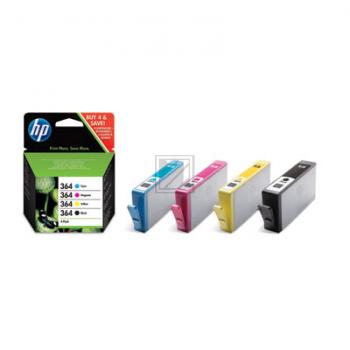 HP Tintenpatrone Blister gelb, magenta, schwarz, cyan (SD534EE#301, 364)