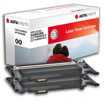 Agfaphoto Toner-Kit 2 x schwarz (APTSP404BE) ersetzt K404S