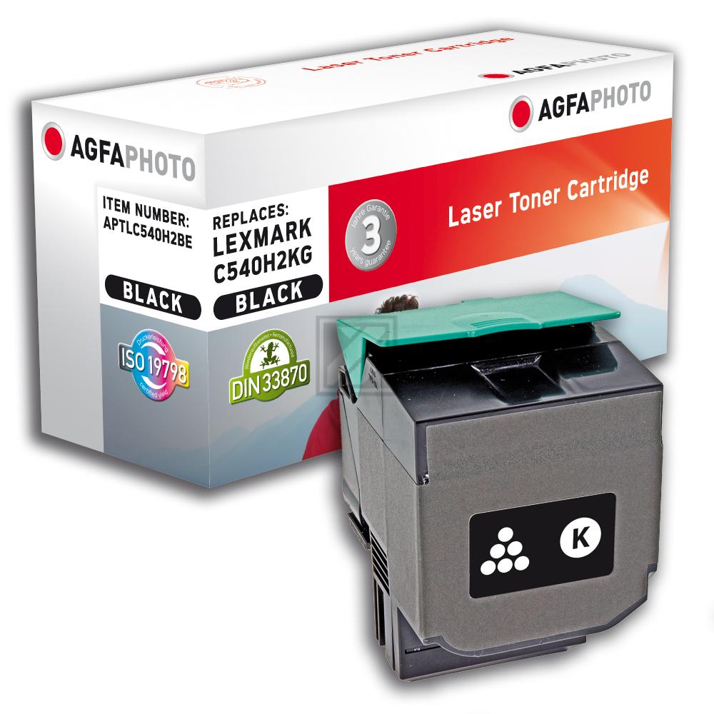 Agfaphoto Toner-Kartusche schwarz HC (APTLC540H2BE) ersetzt C540H2KG