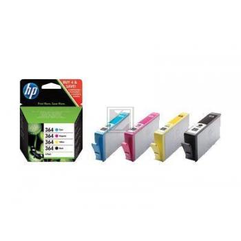 HP Tintenpatrone gelb, magenta, schwarz, cyan (C2P80AE, 364, 364XL)