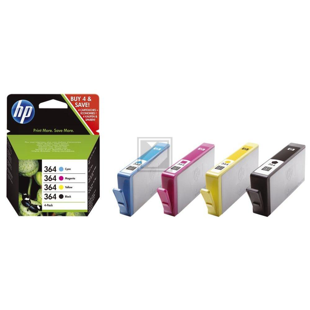 HP Tintenpatrone 10 Seiten gelb, magenta, schwarz, cyan (J3M82AE, 4 x 364)