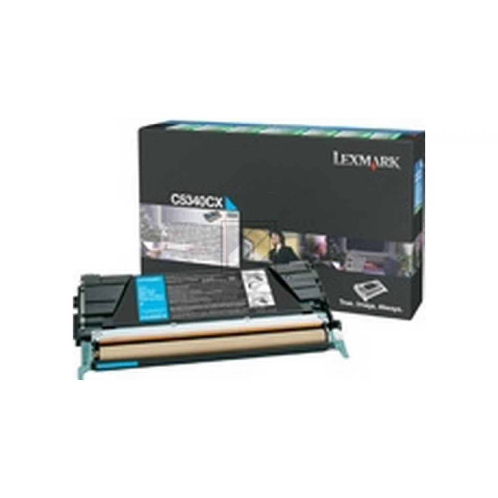 Lexmark Toner-Kartusche cyan (C534RCX)