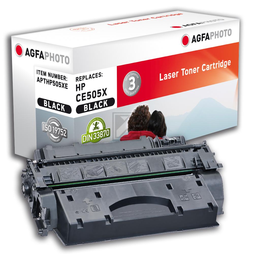 Agfaphoto Toner-Kartusche schwarz HC (APTHP505XE) ersetzt 05X