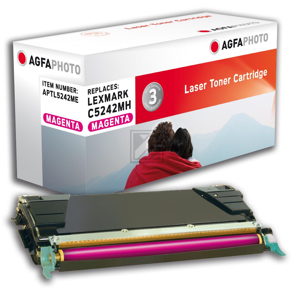 Agfaphoto Toner-Kartusche magenta HC (APTL5242ME) ersetzt C5242MH