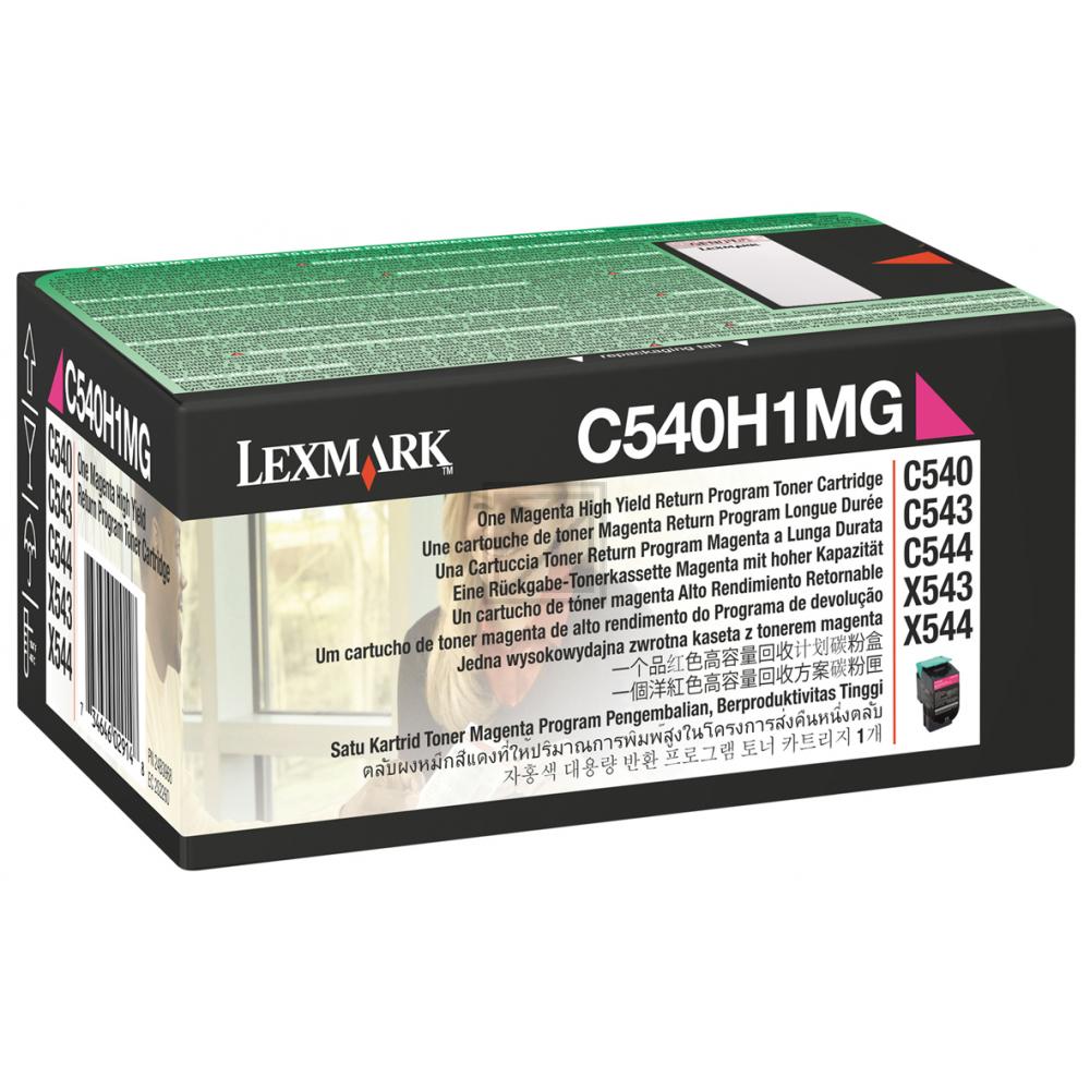 Lexmark Toner-Kartusche Prebate magenta HC (C540H1MG)