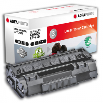 Agfaphoto Toner-Kartusche schwarz (APTC715E) ersetzt EP-715