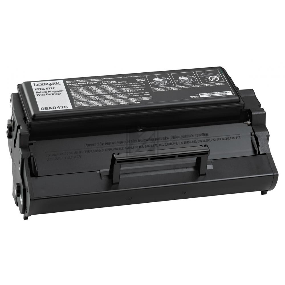 Lexmark Toner-Kartusche Prebate schwarz (08A0476)