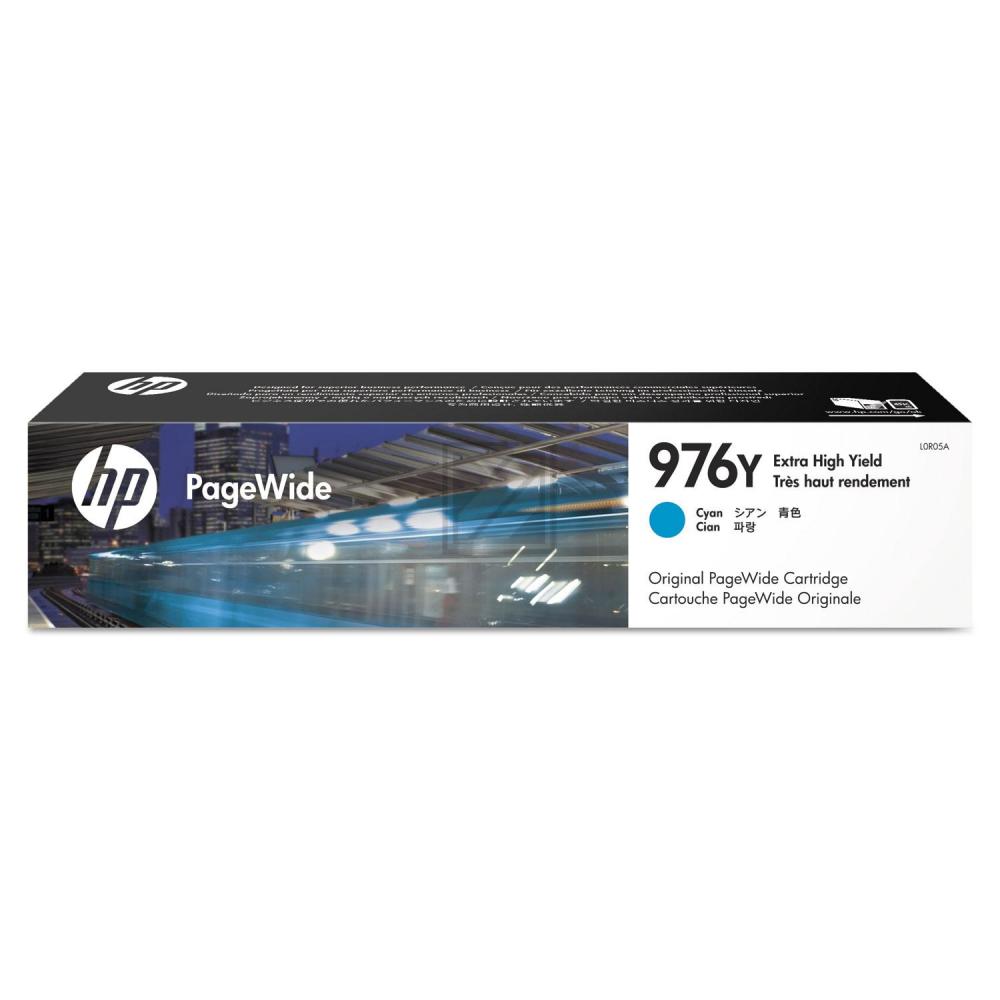 HP Tintenpatrone cyan HC plus (L0R05A, 976Y)