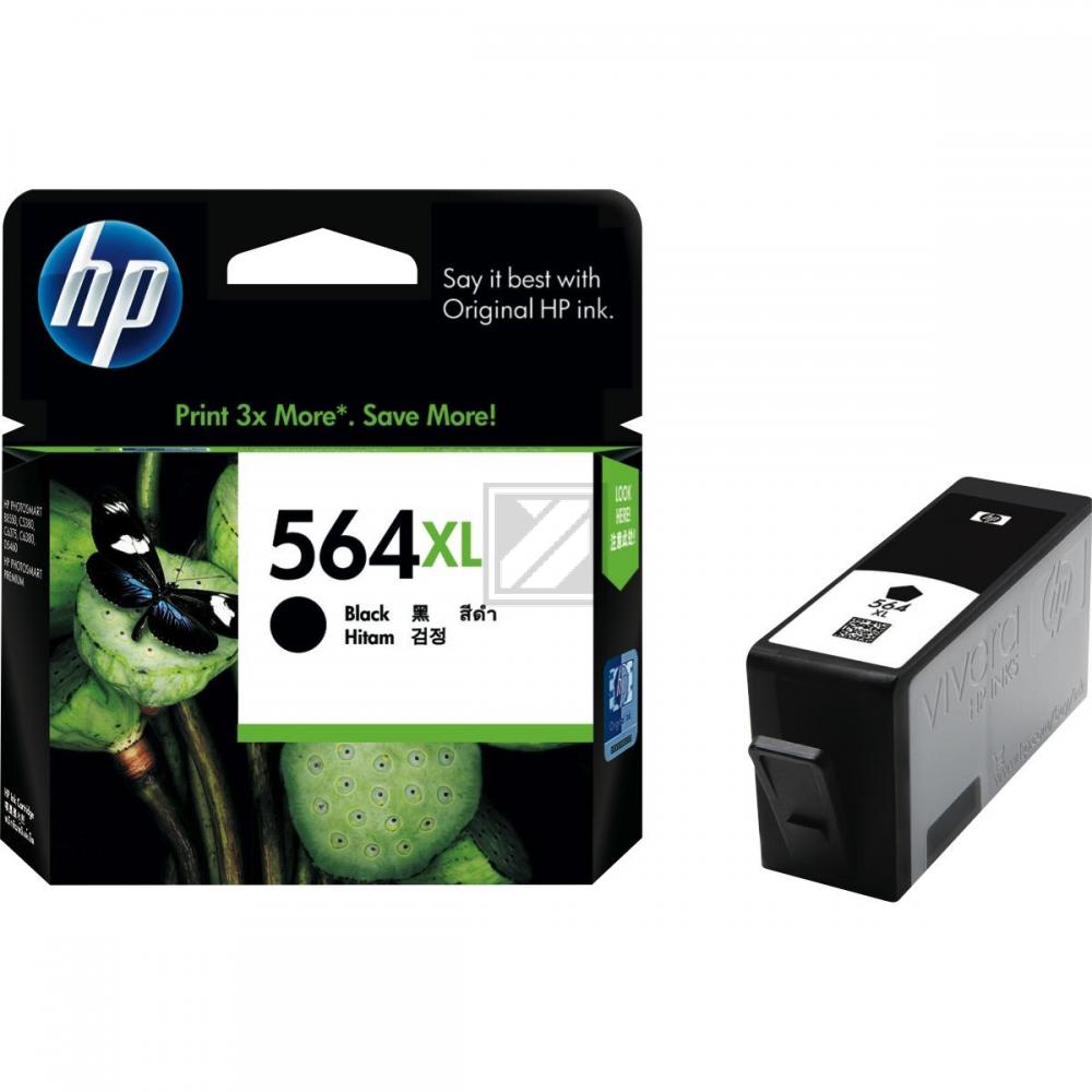 HP Tintenpatrone schwarz HC (CN684WA, 564XL)