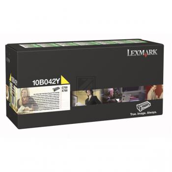 Lexmark Toner-Kartusche Prebate gelb HC (10B042Y)