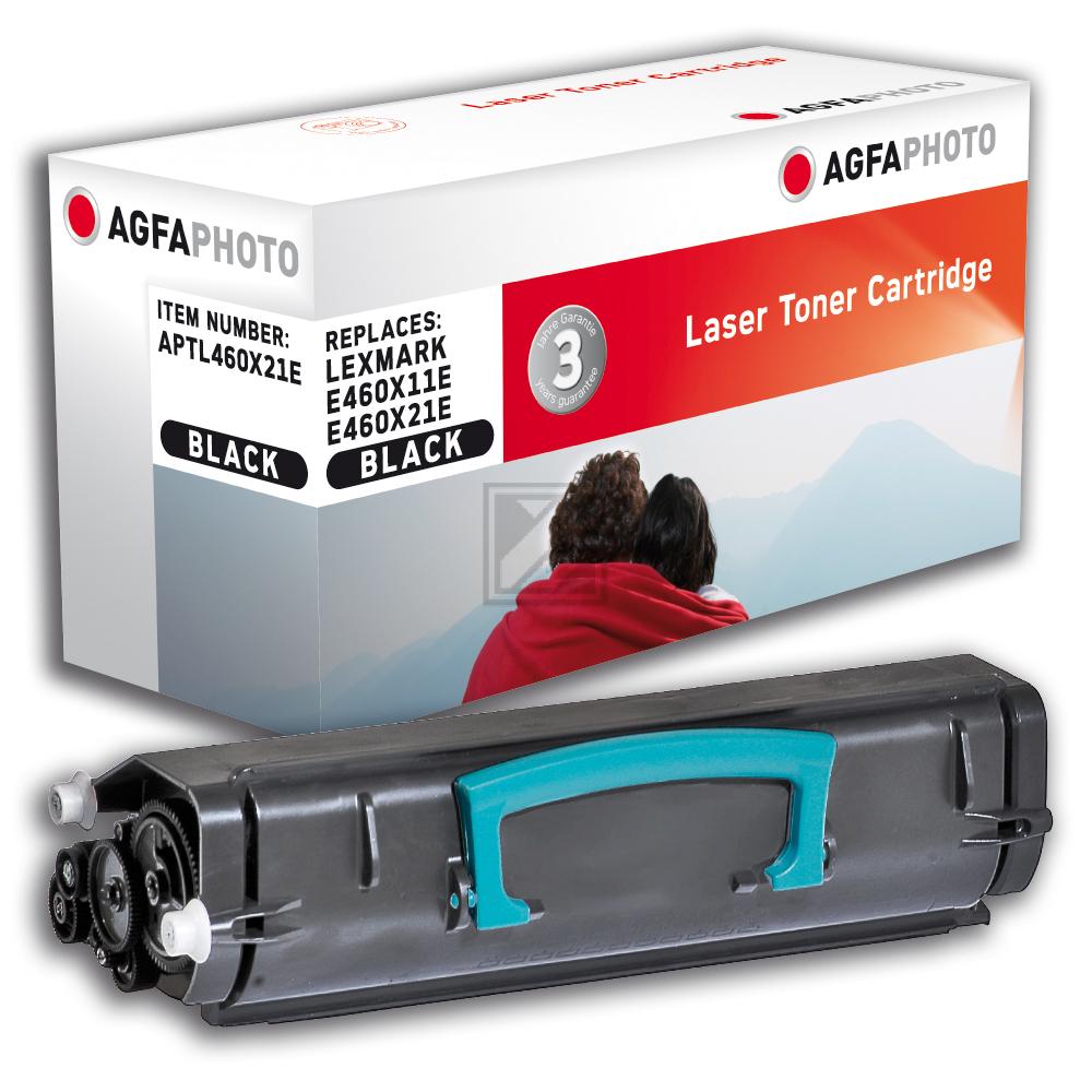 Agfaphoto Toner-Kartusche schwarz HC plus (APTL460X21E) ersetzt E460X11E, E460X21E