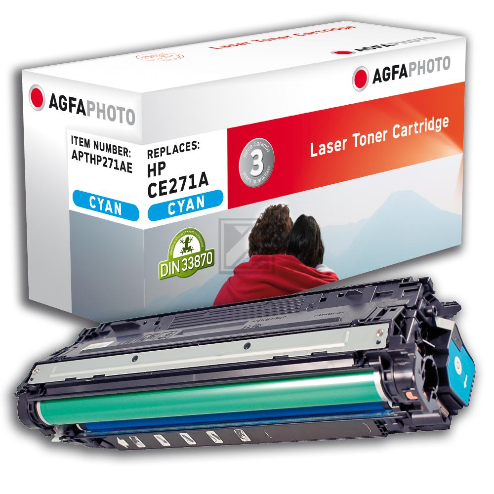 Agfaphoto Toner-Kartusche cyan (APTHP271AE) ersetzt 650A