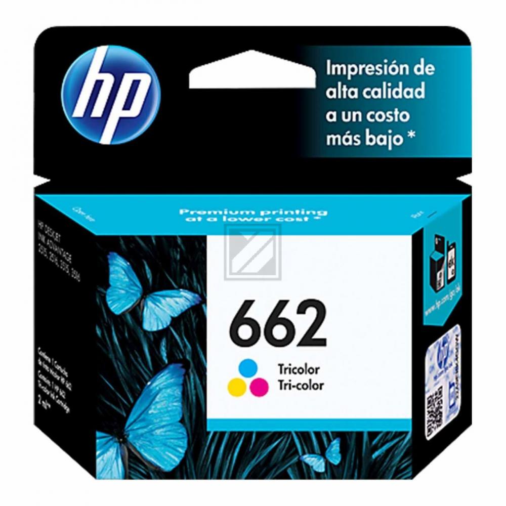 HP Tintendruckkopf cyan/gelb/magenta (CZ104AL, 662)