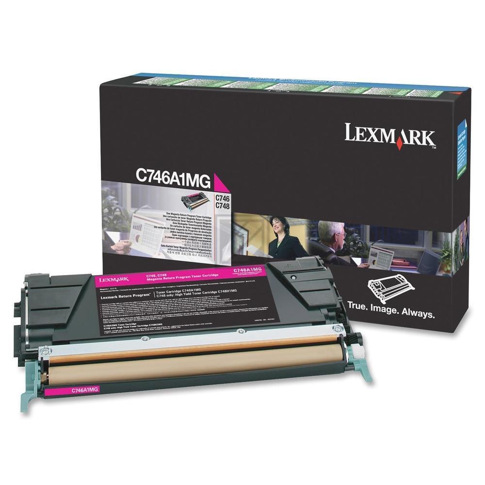 Lexmark Toner-Kartusche Return Program magenta (C746A1MG)