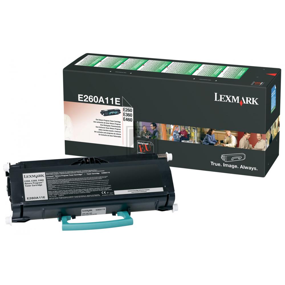 Lexmark Toner-Kartusche Return schwarz (E260A11A)