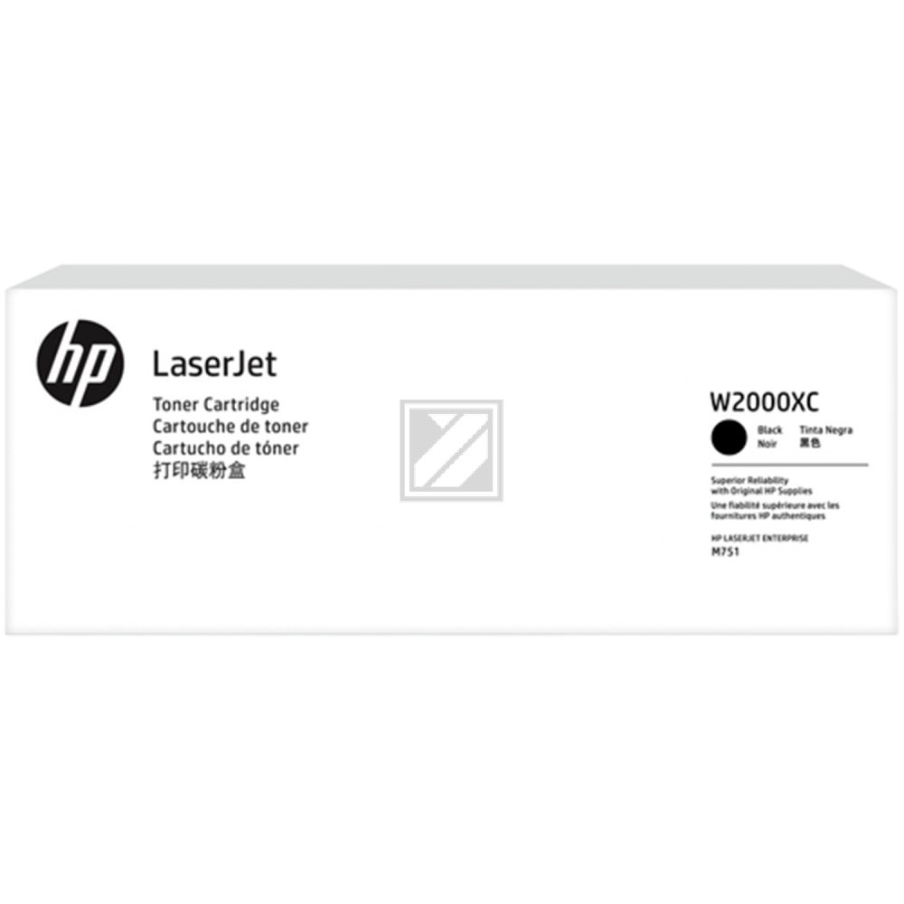 HP Toner-Kit Contract schwarz (W2000XC)