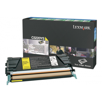 Lexmark Toner-Kartusche Prebate gelb (C5220YS)