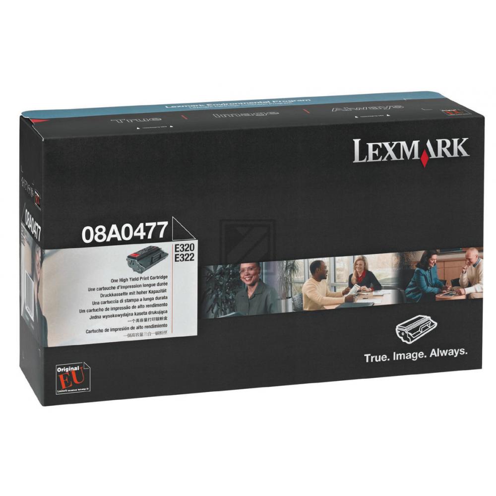 Lexmark Toner-Kartusche schwarz HC (08A0477)