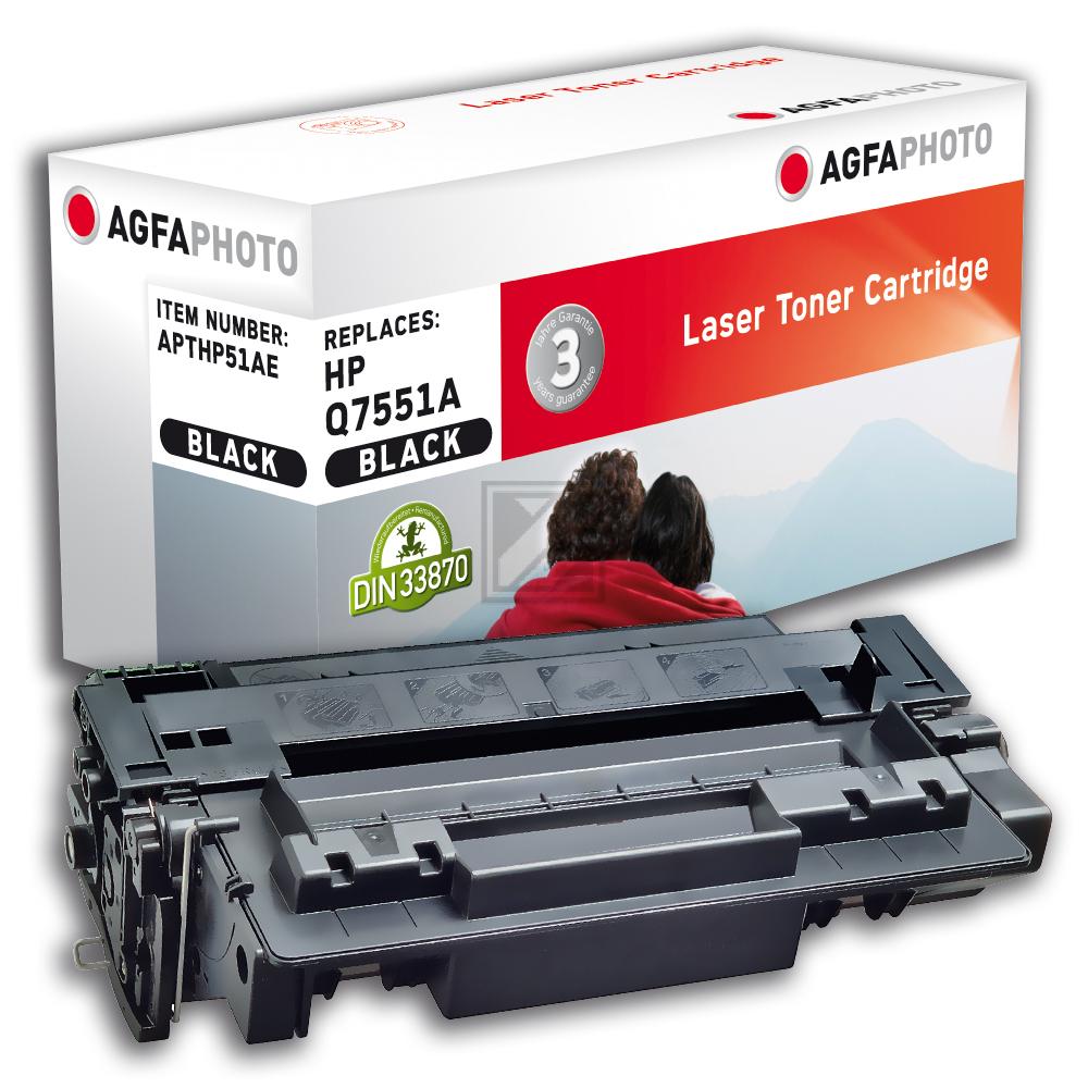Agfaphoto Toner-Kartusche schwarz (APTHP51AE) ersetzt 51A