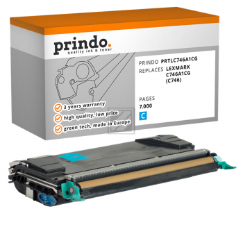 Prindo Toner-Kartusche cyan (PRTLC746A1CG) ersetzt C746A1CG