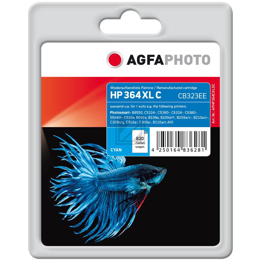 Agfaphoto Tintenpatrone cyan HC (APHP364CXLDC) ersetzt 364XL