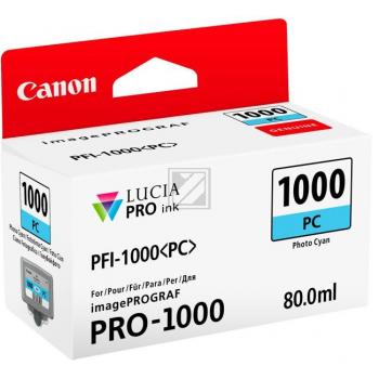 Canon Tintenpatrone photo cyan (0550C001, PFI-1000PC)