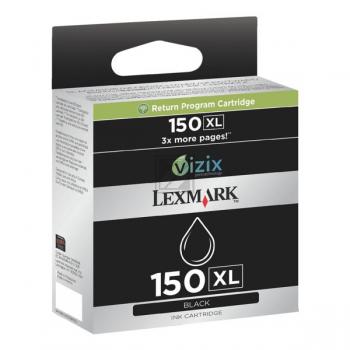 Lexmark Tintenpatrone Prebate schwarz HC (14N1614E, 150XL)