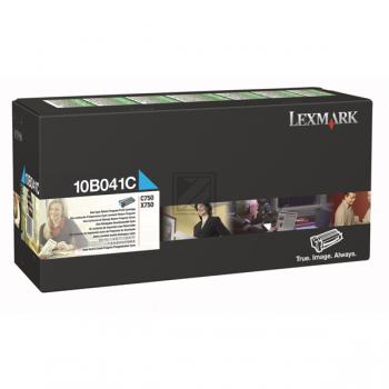 Lexmark Toner-Kartusche Prebate cyan (10B041C)