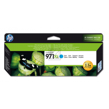 HP Tintenpatrone cyan HC (CN626AM)