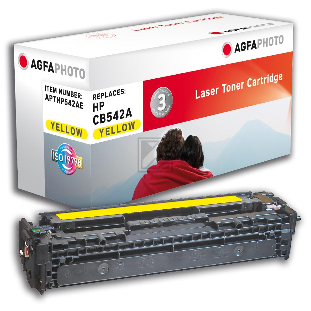 Agfaphoto Toner-Kartusche gelb (APTHP542AE) ersetzt 125A