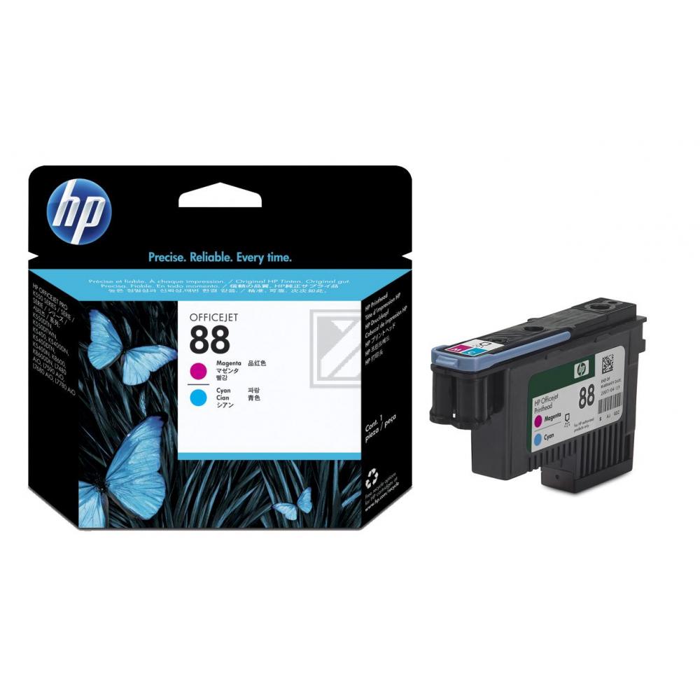 HP Tintendruckkopf cyan/magenta (C9382A, 88)