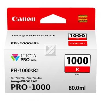 Canon Tintenpatrone rot (0554C001, PFI-1000R)