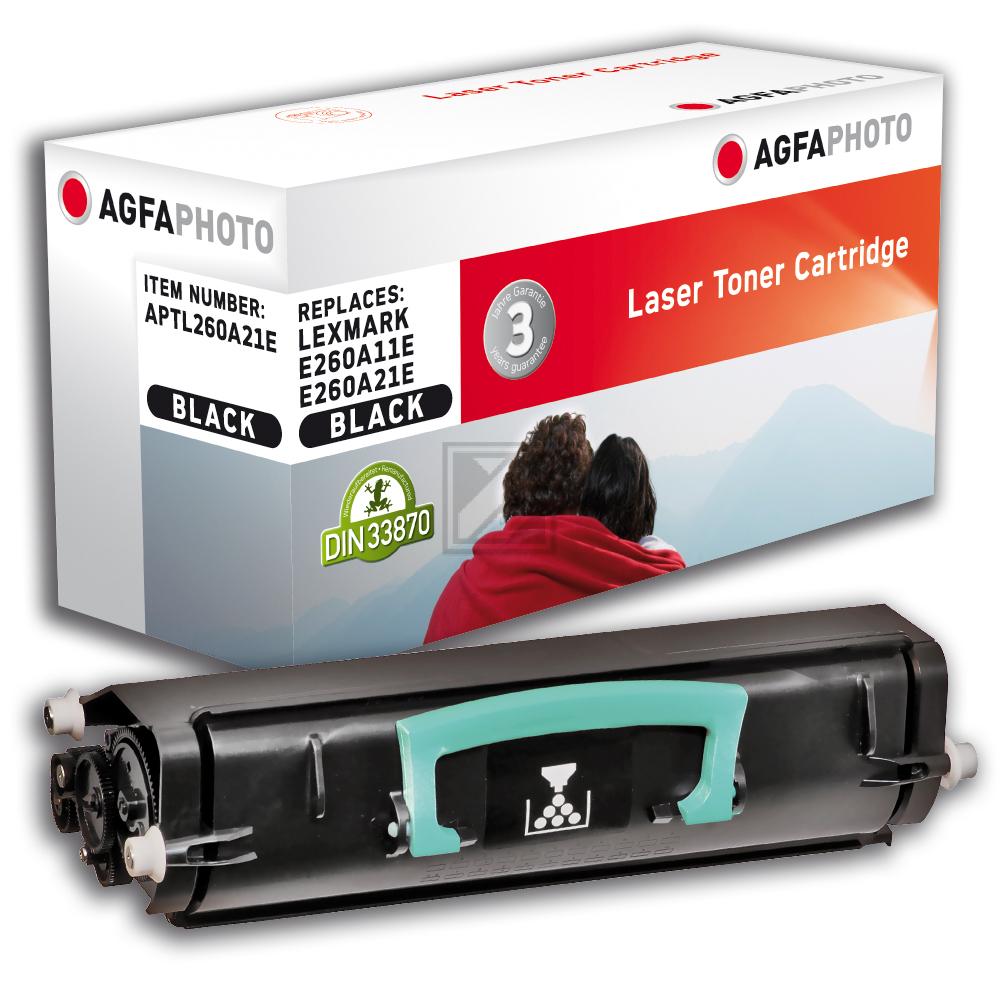 Agfaphoto Toner-Kartusche schwarz (APTL260A21E) ersetzt E260A21E