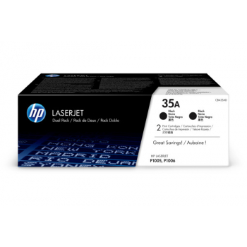 HP Toner-Kartusche 2 x schwarz (CB435AF, 35AF)