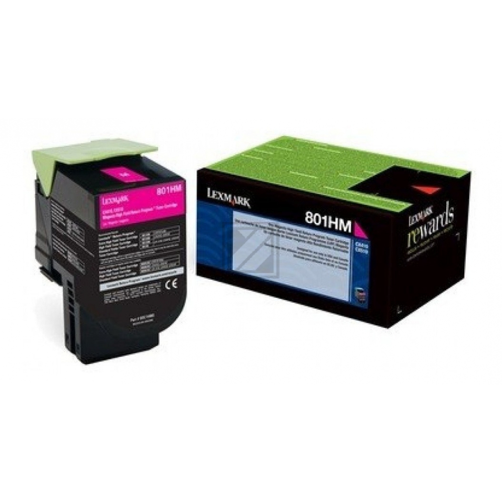 Lexmark Toner-Kit Return Program magenta HC (80C8HM0, 808HM)