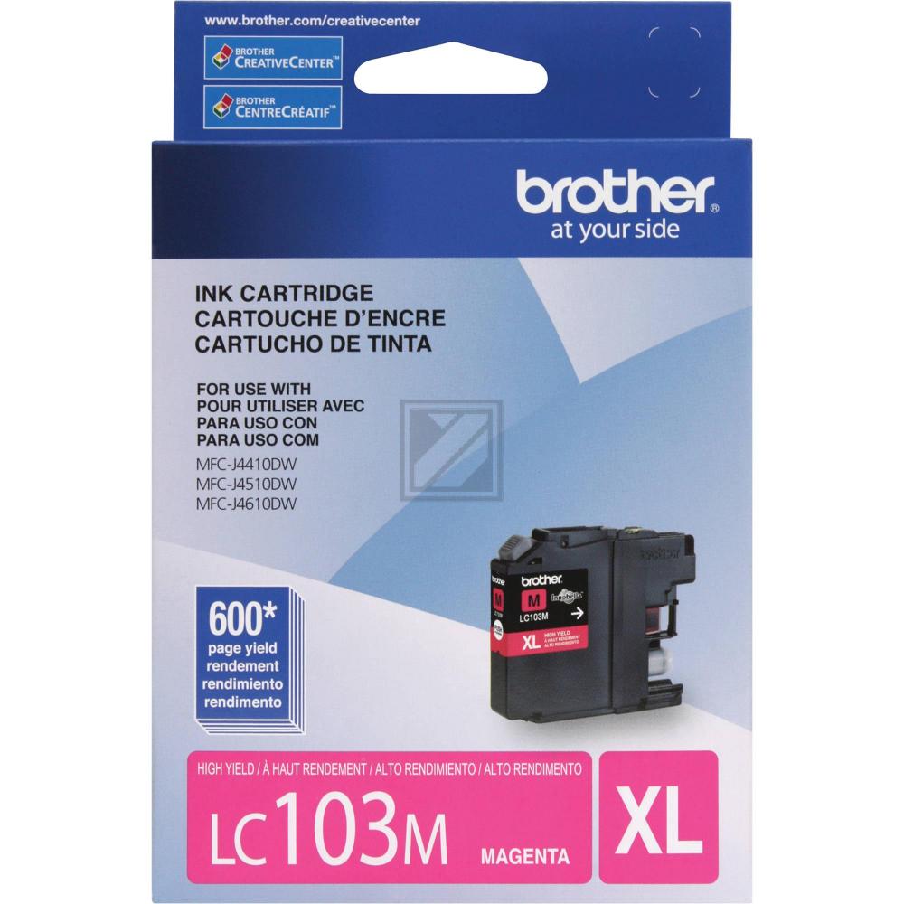 Brother Tintenpatrone magenta HC (LC-103M)
